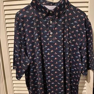 NWT Straight Down Men’s Sup Dog polo